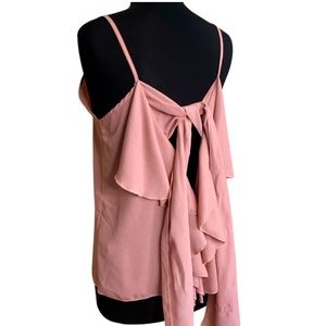 💰SOLD💰💵 🎁 Lavender Field Camisole w/ Exposed Back and Sash